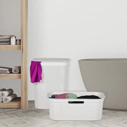 Rotho wasmand kunststof Brisen 41 liter cappuccino flexibel design — thumbnail 4