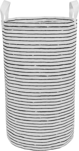 KLUNKA IKEA - Zwart-wit stoffen waszak, 60l — thumbnail 1