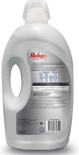 Robijn Professional Wasverzachter Puur & Zacht - 200 Wasbeurten Pro Formula - 5 liter — thumbnail 2