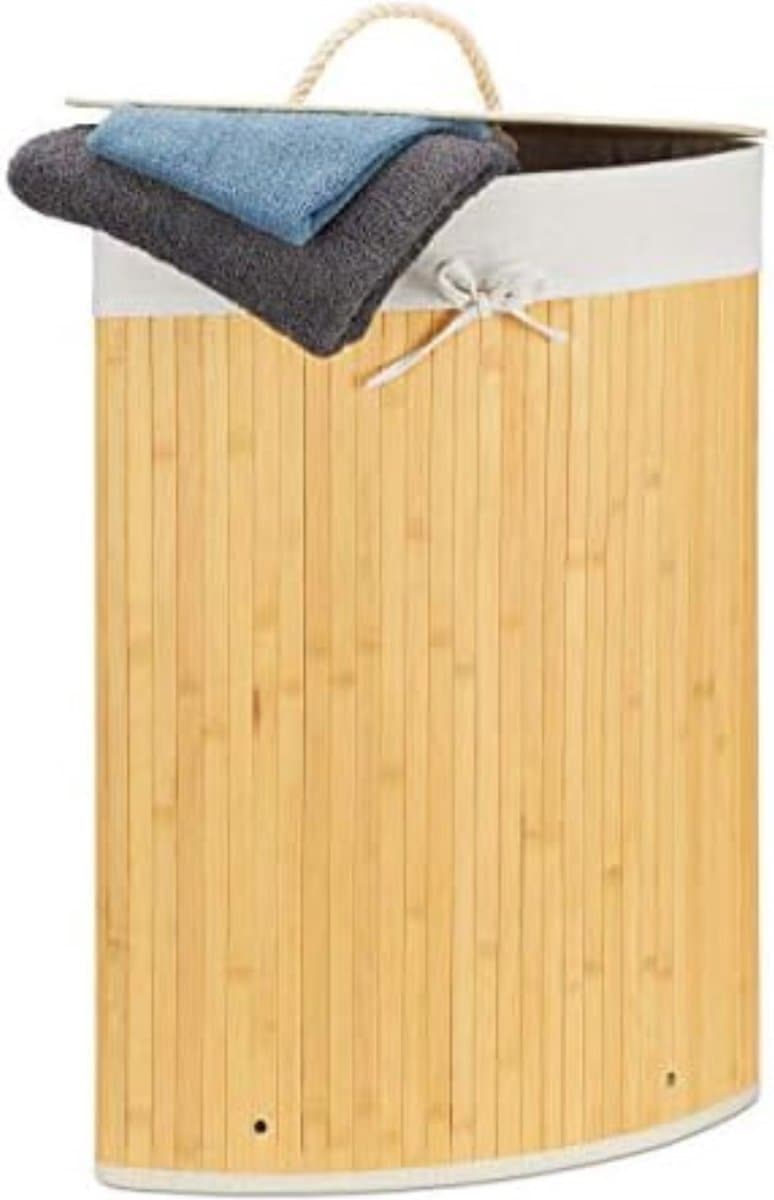 Wasmand Riet - Wasmand Riet Met Deksel - Wasmand Bamboe — afbeelding 1