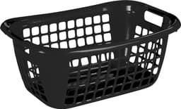Sunware Basic wasmand 35L - 55x38x22.5 cm - Zwart — thumbnail 1