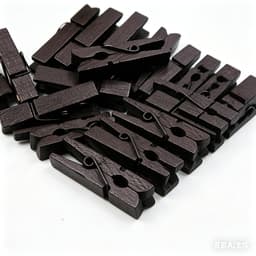 Knijpers, gekleurde natuur, 3,5 cm, schattige kleine kleurrijke mini-wasknijpers, sierklemmen voor foto's, kleine houtdecoratie, clips, ansichtkaarten, geschenken — thumbnail 1