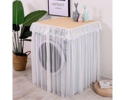 Wasmachinehoes Kant - Apparaat Beschermer - Apparaten Beschermen - Voorgesneden Venster - 60x65x80cm - Decoratief