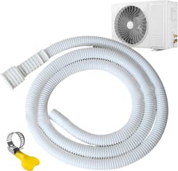Afvoerslang Verlengstuk - Wasmachineslang Vaatwasserslang - Apparaten Afvoeren - Lekvrije Druppelvrije Adapter - 2-3 Meter - Grijs — thumbnail 5