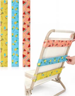 3 stuks 5 x 30 cm, winddichte handdoek van dik rubber, stevig blok tegen de zeebries, pompoen, ananas, kokosnoot — thumbnail 1