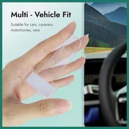SolidKeus - Set van 8 Transparante Parkeerkaart Clips voor Windshield — thumbnail 4