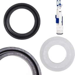 2 stuks afdichtingen voor Geberit tank, afdichtingsset voor wastafel en sifon, compatibel met Geberit tanks nr. 890.615, 818.109 — thumbnail 3