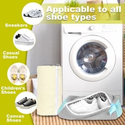 Schoenwaszak, wasmachine, 2 stuks schoenen waszak, schoenwaszak, schoenenwaszak, schoenborstel waszak, waszak voor wasmachine — thumbnail 5