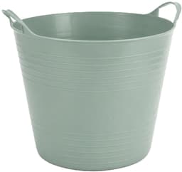 Flexibele kuip - mintgroen - 40 liter - met handvatten - 45 cm - kunststof - emmer - wasmand — thumbnail 4