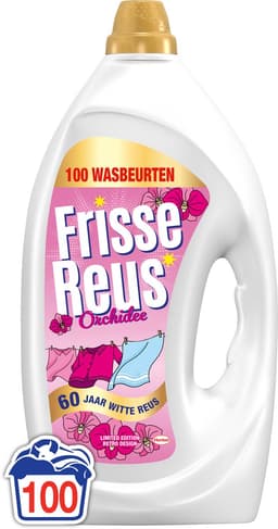 Frisse Reus Gel Orchidee - Vloeibaar Wasmiddel - Gekleurde Was - Frisse Geurbeleving - 100 Wasbeurten - Grootverpakking — thumbnail 2