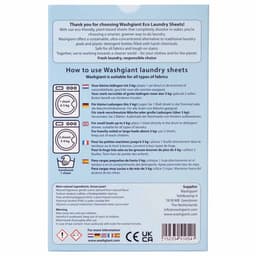 Washgiant Wasstrips Ocean Pearl – Fris Geurende Wasmiddeldoekjes - Microplasticvrij Wasmiddel – 44 Wasbeurten — thumbnail 2