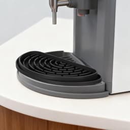 Koelkast Lekbak - Waterdispenser Mat - Voorkomt Vlekken - Snijbaar Antislip - 21 Centimeter - Zwart — thumbnail 2