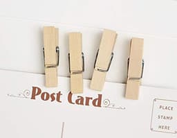 Houten Kledinghangers - Mini Knijpers - Foto's Ophangen - Natuurlijk Hout - 100 Stuks - Natuurlijk — thumbnail 4