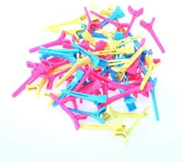 Haarspelden Set - Styling Clips - Haar Verven Knippen - Dubbel Scharnier Ontwerp - 60 Stuks - Kleurrijk — thumbnail 1