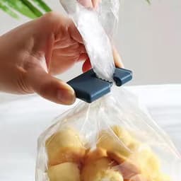 Voedselclips voor tassen - Zaksluiters - Voedsel bewaren - Herbruikbaar ontwerp - 6 stuks - Willekeurige kleuren — thumbnail 2
