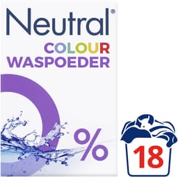 Neutral 0% Kleur Parfumvrij Waspoeder - 18 wasbeurten - 1,188 kg - Wasmiddel — thumbnail 5
