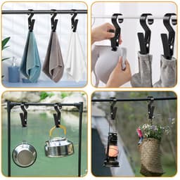 Washaken clips 6 stuks - groot en draagbaar - antislip plastic - ideaal voor buitengebruik - ShopVlot — thumbnail 2