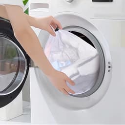 SnelShoppen - Pack van 3 Wasnetten voor Wasmachine, 30x40 cm, Waszakken met Koordstopper, Fijn Gaas voor Ondergoed, Sokken, Jassen, Badhanddoeken — thumbnail 2