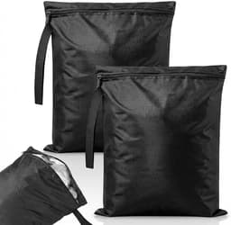 Waterdichte waszak 40 x 50 cm, herbruikbare natte zak met ritssluiting voor zwemkleding, strandhanddoeken en sportoutfits — thumbnail 1