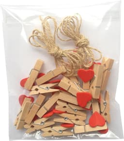 Wasknijpers 20 Stuks en Jute Koord 2.4m — thumbnail 5