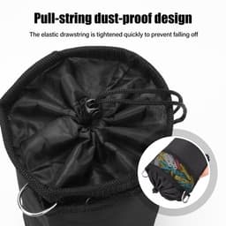 Wasknijpertas met schouderriem en hanger, wasknijperzak, wasknijperzak, handsfree klem-organizer voor maximaal 150-200 wasknijpers, organizer voor wasknijpers/kleine onderdelen — thumbnail 5