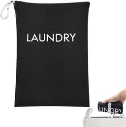 Waterdichte Vouwbare Waszak - 60 x 90 cm - Grote Capaciteit - 120 liter - Voor Thuis, Reizen en Vakantie - Zwart — thumbnail 1