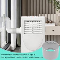 Afvoerslang adapter 150mm - koppeling voor airconditioners - slangadapter voor airconditioners - voor airconditioners, ventilatie, verwarming, keuken, badkamer, droger — thumbnail 3