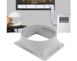 Airconditioning Afvoerslang Adapter Plat - 5,9 inch - Vierkant naar Rond Afvoerbuis Verbindingsstuk - Koppelstuk Mobiele Airco Afvoerslang - voor mobiele airconditioning