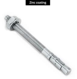 M10x110mm Bolt Anchors - Betonankers Muurankers - Zware Lasten Bevestigen - Corrosiebestendig Carbon Staal - 30 Stuks - Zilverkleurig — thumbnail 4