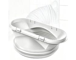 Airco Slang Koppeling - 130 mm Binnen / 150 mm Buiten - Airconditioning Afvoerslangadapter - Afvoerslangkoppeling Universeel - Interface Afvoerslang - Raamadapter - Slangadapter Voor Draagbare Mobiele Airconditioning