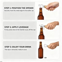 30 stuks houten flesopeners, flesopener met houten handvat, cadeau voor mannen en bierliefhebbers — thumbnail 3