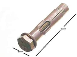 10 Mouw Ankers voor Metselwerk en Baksteen - HEX RAWL Bouten M8 X M10 X 50MM — thumbnail 3