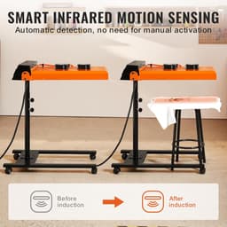 Zeefdruk Flitsdroger - Infrarood Dryer - Prints Drogen - Automatische Sensor - 485 x 54 cm - Zwart — thumbnail 2