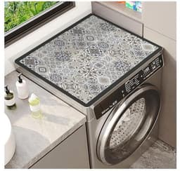 LISM-Wasmat voor op de wasmachine, absorberende mat met retro mandala-patroon — thumbnail 5