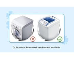 Haarfilterzak wasmachine pluizencollector dierenhaarcollector 2-pack