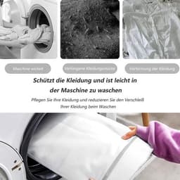 Waszak Groot - Waszakjes met Rits - Wasnet voor Wasmachine - Waszakken voor Wasgoed - Waszakje voor Kleding - Duurzaam Polyester 40x50/50x60 cm — thumbnail 3