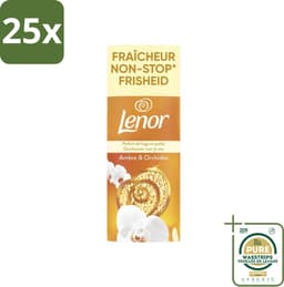 25 x Lenor – Geurbooster – Amber & Orchidee – 12 Wasbeurten – 155 g - Grootverpakking - Geurparels - Wasgeur - Luxegeur - Orchidee - Vanille — thumbnail 1
