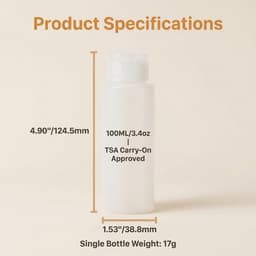 2 Stks 100 ml Lege Clear Plastic Zachte Buis Knijp Fles met Flip Cap Hervulbare Cosmetische Make-up Monster Verpakking Opslag Containers Reizen Fles Potten voor Lotion Douchegel Shampoo — thumbnail 5