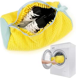 Waszak met Rits, Herbruikbare Waszak voor Schoenen, Polyester, 39 x 19 cm, Ideaal voor Wassen en Beschermen van Kleding — thumbnail 1