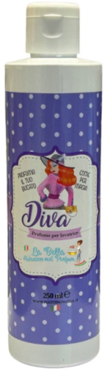 Wasparfum - Diva - 250ml - Fruitige tonen - Groene noot - Bloemenboeket geur - Vanille - Houtsoorten - Amber - Witte musk — afbeelding 1