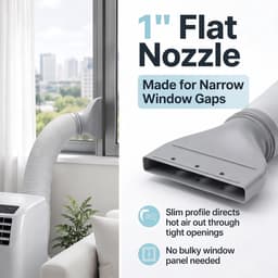 1 stuk - Adapter voor afvoerslang van airconditioner - 13-15 cm afvoerkanaal voor draagbare airconditioner - ventilatieaansluiting - afvoeraansluiting - 25,7*13,5*23,5 cm - aansluiting voor afvoerkanaal van draagbare airconditioner - originele kleur — thumbnail 3