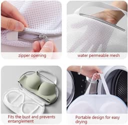 BH Waszakje - 2 stuks - BH Waszak - Wasnetten - Polyester - Wasnet - Was Zakjes - Voor BH Met En Zonder Beugel - Kledingbescherming - Voor wasmachine - 34*20cm — thumbnail 3