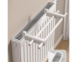 Radiatorrekken, Droge was, Handdoekradiator, 2-stangs wasdroogrek met radiator, 50 cm.