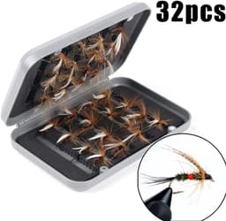 Droge en natte vliegen, nimfen, streamers voor het vissen op baars, zalm en forel — thumbnail 5