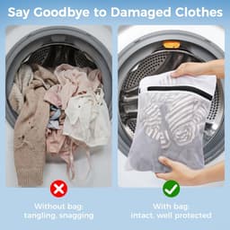 Waszakken, Wasmachine Waszakken, Herbruikbare en Duurzame Mesh Waszakken voor Delicate Blouse, Kousengoed, Ondergoed, BH, Lingerie en Babykleding, Geweldig voor Reisopslagorganisatie — thumbnail 2
