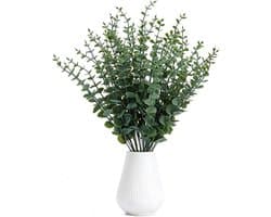 40 stuks eucalyptus, gedroogd, natuurlijk, 43 cm, echte eucalyptustakken voor bloemstukken, tafeldecoraties voor badkamer, vazen voor bruiloften, doe-het-zelf decoraties