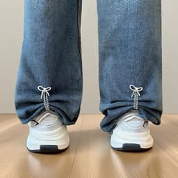 8 Multifunctionele kledingclips -Metaal -Zilver -Verstelbare zoomclips - Ster-/parel-/hart-/strikpatronen -Clips voor overhemden en broekspijpen - Leuke decoraties - Clips voor lange jeanspijpen en manchetknopen - Kledingaccessoires - Anti-sleepclips — thumbnail 2