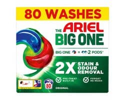 Ariel - The Big One Wasmiddelpods - 80 Capsules