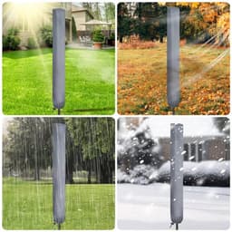 Namajunas – Waslijnhoes – 600D Wasdrogerhoes, Waterdicht, Afmetingen 180 × 18 × 18 cm, met Ritssluiting, Waterdicht en UV-beschermend, Geschikt voor Leifheit, Brabantia en Vileda drogers, Compatibel met alle modellen — thumbnail 3