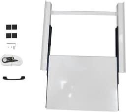 Wasdroger Stapelkit - Wasrek Droger - Ruimte Besparen - Uittrekbare Plank - 60 Cm Breed - Zwart — thumbnail 2